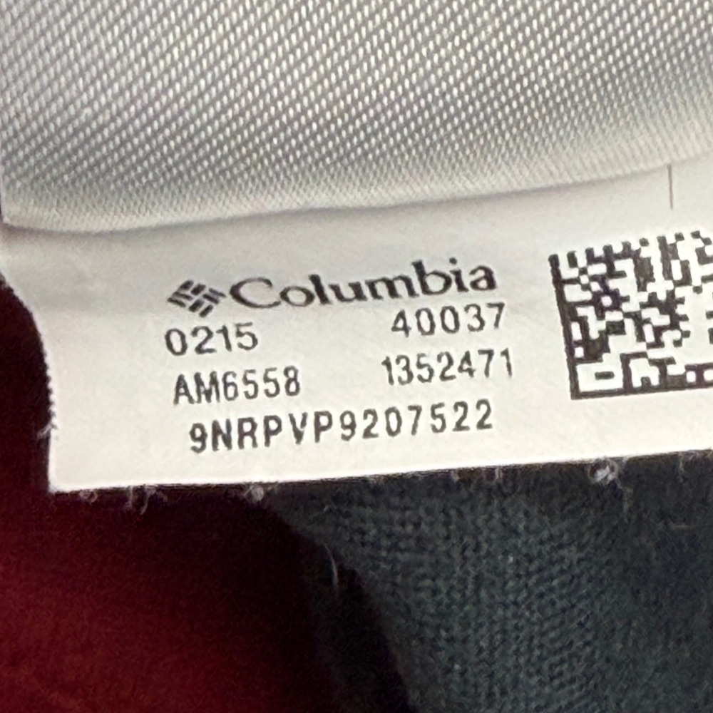 Columbia AM6558 Mens Large Red/Blk Polyester Fleece Quarter Zip Pullover 1352471 - Picture 4 of 13